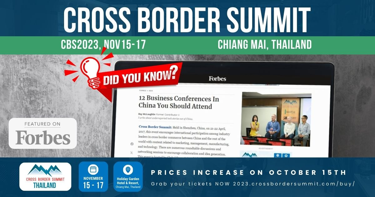 Featured image for “Forbes-Acclaimed Cross Border Summit 2023: Elevate Your Business!”